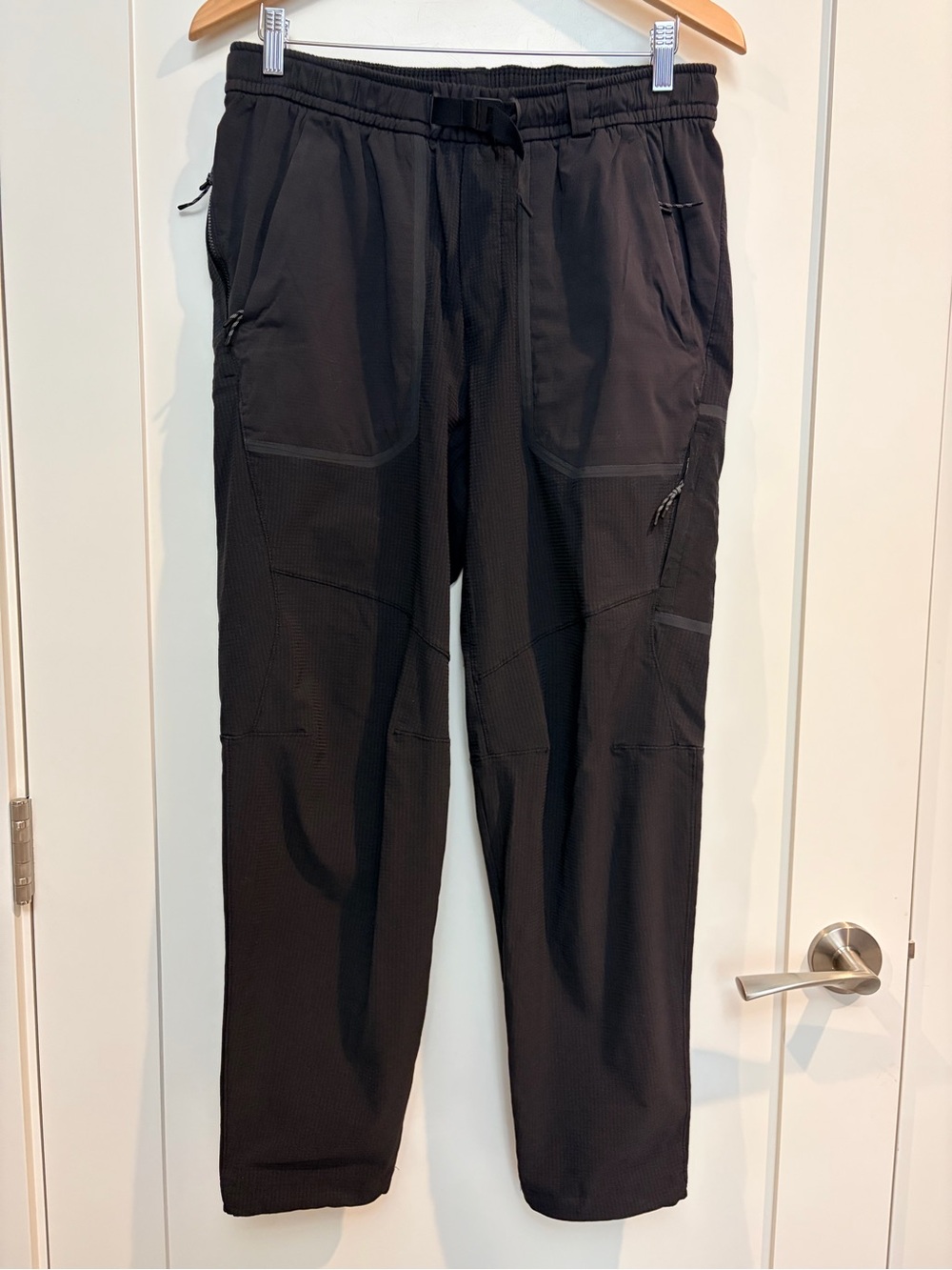 lululemon Men’s Black Technical Hiking Cargo Pants L Approx
